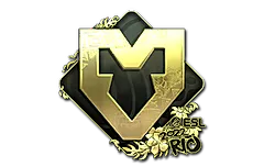 Sticker | MOUZ (Gold) | Rio 2022