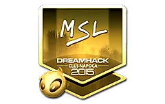 Sticker | MSL (Gold) | Cluj-Napoca 2015