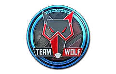 Sticker | MTS GameGod Wolf (Foil) | Cologne 2014