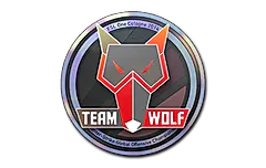 Sticker | MTS GameGod Wolf (Holo) | Cologne 2014
