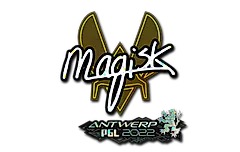 Sticker | Magisk (Glitter) | Antwerp 2022