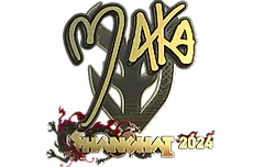 Sticker | Maka (Gold) | Shanghai 2024