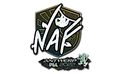 Sticker | NAF (Glitter) | Antwerp 2022