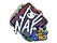 Sticker | NAF (Glitter) | Rio 2022