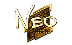 Sticker | NEO (Gold) | Boston 2018