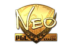 Sticker | NEO (Gold) | Krakow 2017