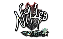 Sticker | NiKo (Glitter) | Antwerp 2022