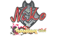 Sticker | NiKo (Glitter) | Shanghai 2024