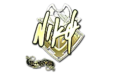 Sticker | NiKo (Gold) | Paris 2023
