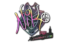 Sticker | NiKo (Holo) | Stockholm 2021