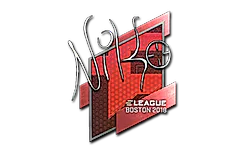 Sticker | NiKo | Boston 2018