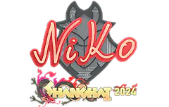 Sticker | NiKo | Shanghai 2024
