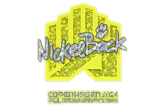 Sticker | NickelBack (Glitter) | Copenhagen 2024