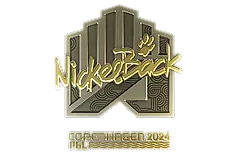 Sticker | NickelBack (Gold) | Copenhagen 2024