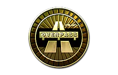 Sticker | Overpass (Gold)