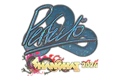 Sticker | Perfecto (Glitter) | Shanghai 2024