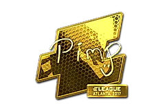 Sticker | Pimp (Gold) | Atlanta 2017