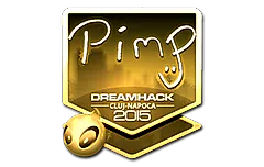 Sticker | Pimp (Gold) | Cluj-Napoca 2015