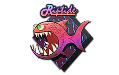 Sticker | Pink Jaggyfish
