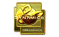 Sticker | Planetkey Dynamics (Gold) | DreamHack 2014