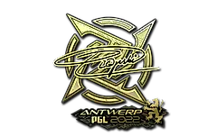 Sticker | Plopski (Gold) | Antwerp 2022