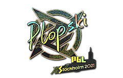 Sticker | Plopski (Holo) | Stockholm 2021