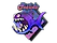 Sticker | Purple Jaggyfish