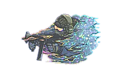 Sticker | Pushing Smokes (Glitter)