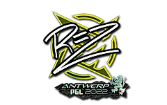 Sticker | REZ (Glitter) | Antwerp 2022