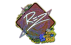 Sticker | REZ (Glitter) | Rio 2022