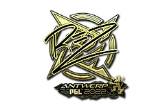 Sticker | REZ (Gold) | Antwerp 2022