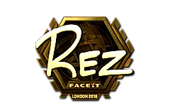 Sticker | REZ (Gold) | London 2018