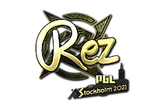 Sticker | REZ (Gold) | Stockholm 2021