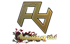 Sticker | Rare Atom (Gold) | Shanghai 2024