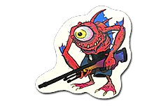 Sticker | Red Cyclawps