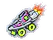 Sticker | Rocket Skates (Holo)