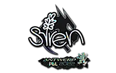 Sticker | S1ren (Glitter) | Antwerp 2022