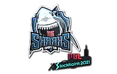 Sticker | Sharks Esports (Foil) | Stockholm 2021