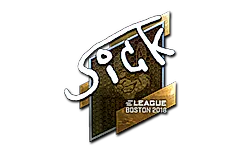 Sticker | SicK (Foil) | Boston 2018