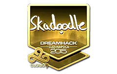 Sticker | Skadoodle (Gold) | Cluj-Napoca 2015