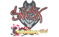 Sticker | Snax (Glitter) | Shanghai 2024