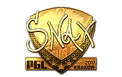 Sticker | Snax (Gold) | Krakow 2017
