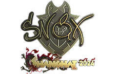 Sticker | Snax (Gold) | Shanghai 2024