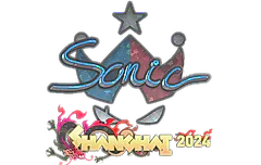 Sticker | Sonic (Glitter) | Shanghai 2024
