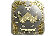 Sticker | Sonic (Gold) | Austin 2025