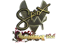 Sticker | Spinx (Gold) | Shanghai 2024
