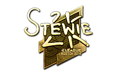 Sticker | Stewie2K (Gold) | Boston 2018