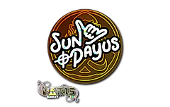 Sticker | SunPayus (Glitter) | Paris 2023