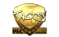 Sticker | TACO (Gold) | Krakow 2017