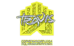 Sticker | TRAVIS (Glitter) | Copenhagen 2024
